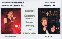 14/10/2017 : Soirée Cabaret 14/10/2017 : Soirée Cabaret